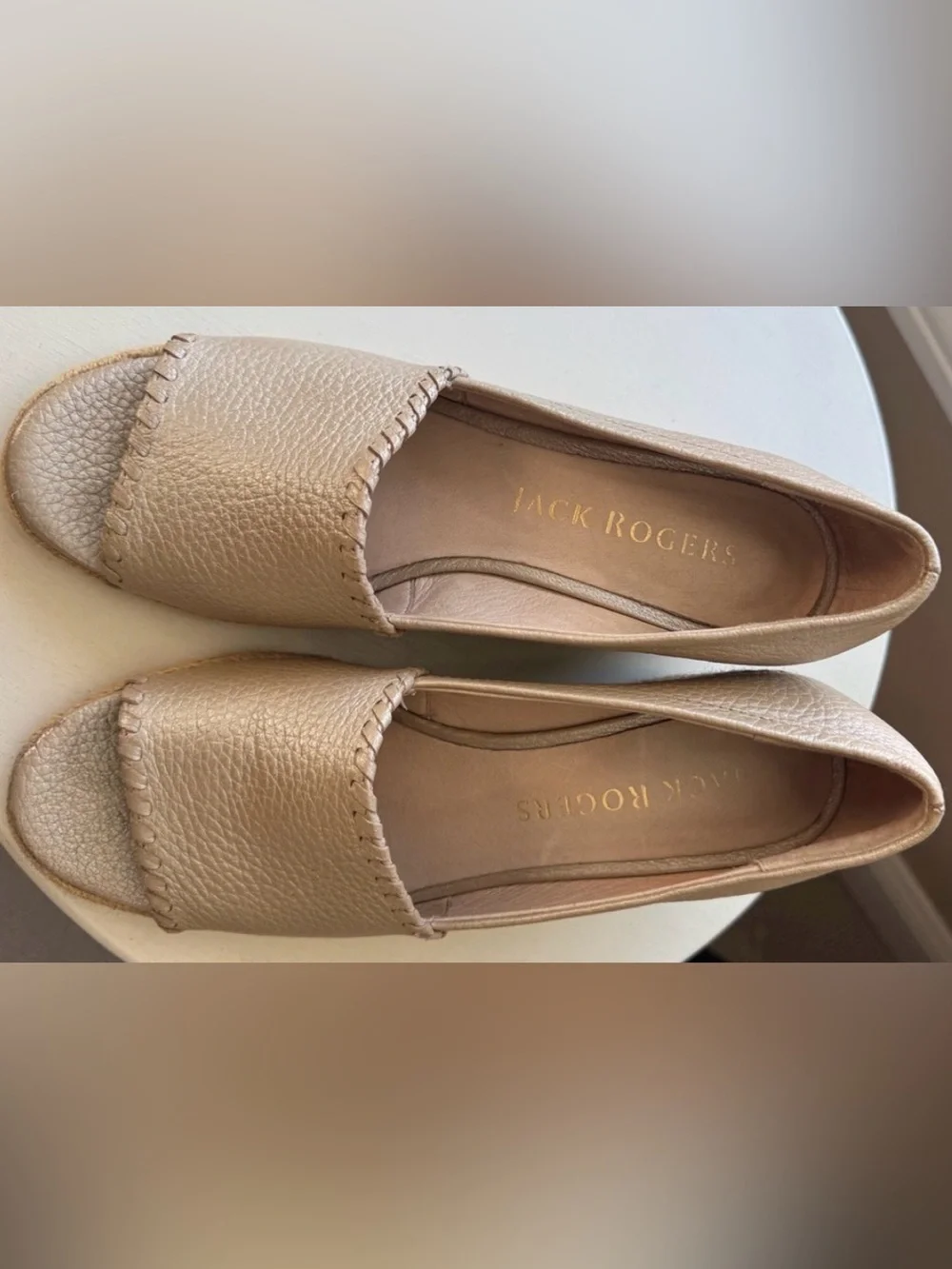 Jack Rogers metallic Espadrilles 7.5